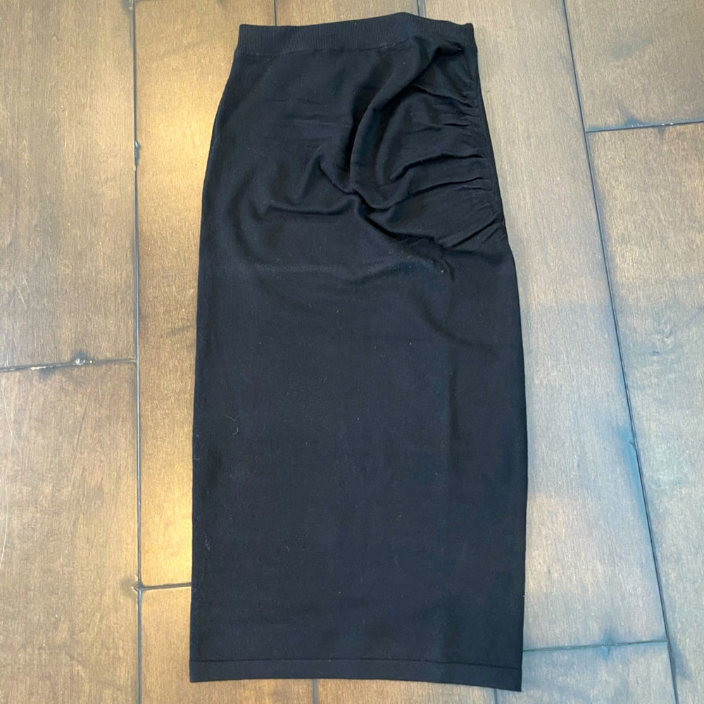 Express Sweater Ruched Midi Skirt Medium